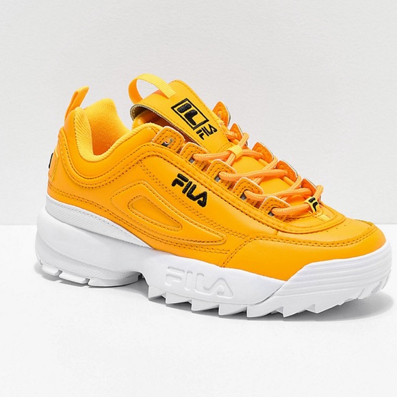 fila disruptor 2 yellow womens